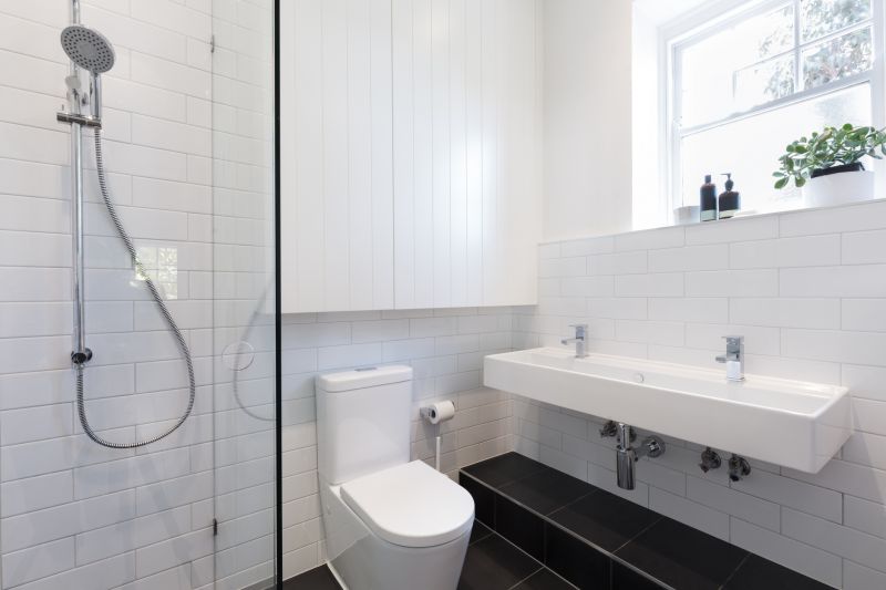 Bathroom upgrade showcasing smart technology